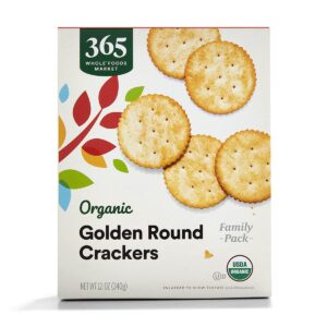 365 by Whole Foods Market Organic Golden Round Crackers family pack, USDA certified organic