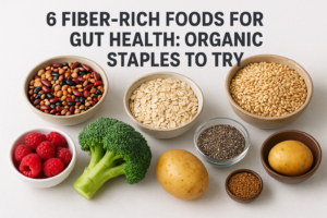 6 Fiber Rich Foods for Gut Health: Organic Staples to Try