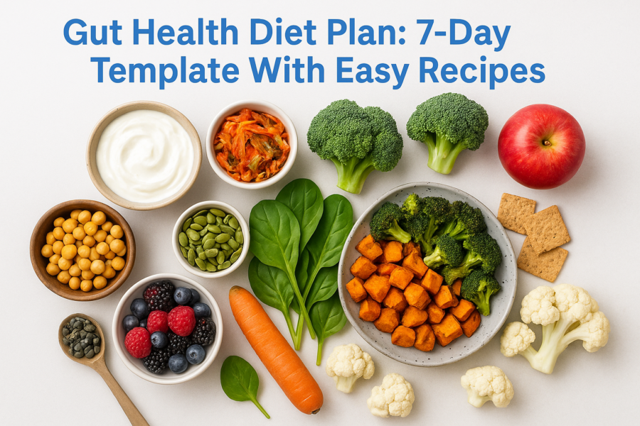Gut Health Diet Plan: 7-Day Template With Easy Recipes