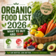 Organic Food List 2026: What to Buy and Skip