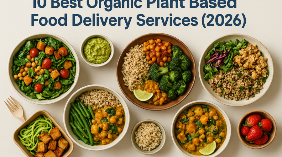 Top 10 organic plant-based food delivery services for healthy eating in 2026