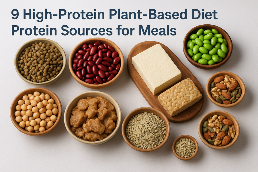 9 High-Protein Plant Based Diet Protein Sources for Meals